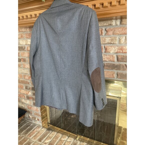 ralph lauren Blazer Gray Checked Size 46 R - Picture 4 of 8